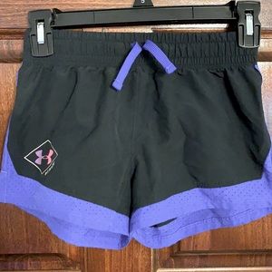 Girls Under Armour athletic shorts